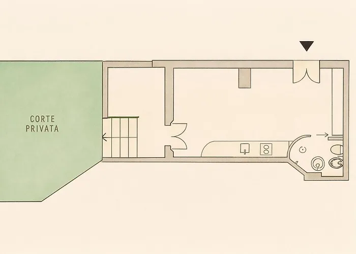 شقة Garden Flat *