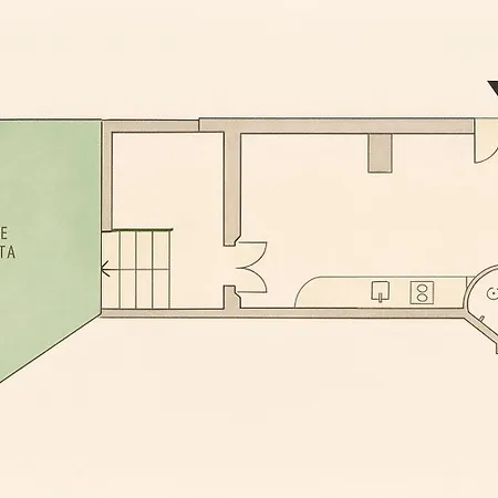 شقة Garden Flat *